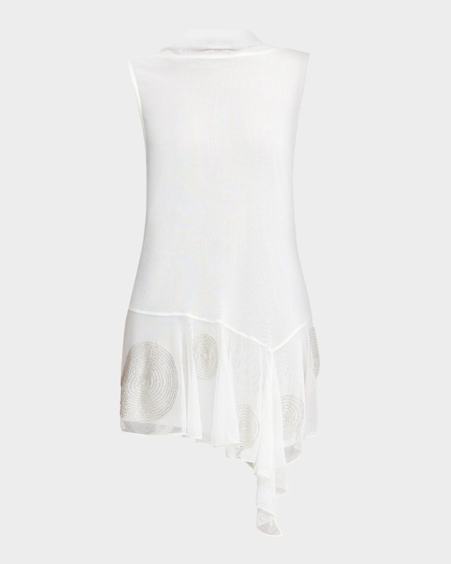 Chelsea Beaded Draped Mini Dress